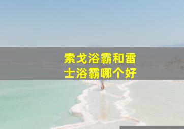 索戈浴霸和雷士浴霸哪个好