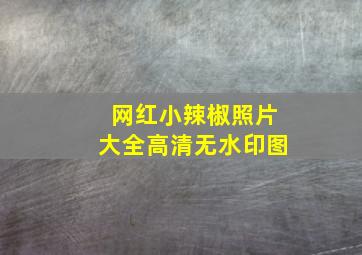 网红小辣椒照片大全高清无水印图