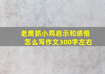 老鹰抓小鸡启示和感悟怎么写作文300字左右