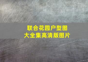 联合花园户型图大全集高清版图片