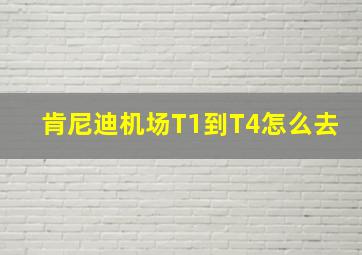 肯尼迪机场T1到T4怎么去