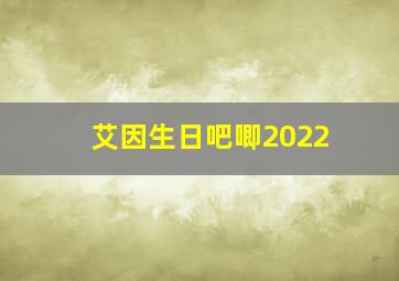 艾因生日吧唧2022