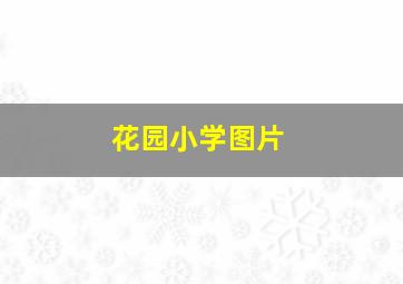 花园小学图片