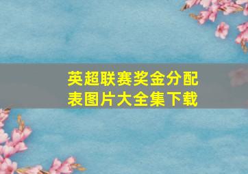 英超联赛奖金分配表图片大全集下载