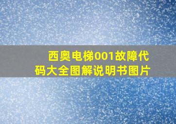 西奥电梯001故障代码大全图解说明书图片