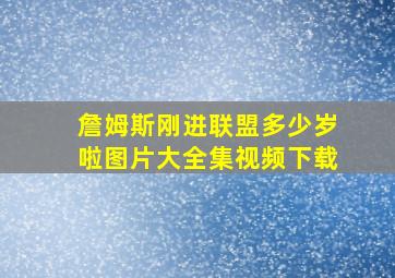 詹姆斯刚进联盟多少岁啦图片大全集视频下载