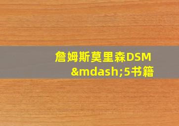 詹姆斯莫里森DSM—5书籍