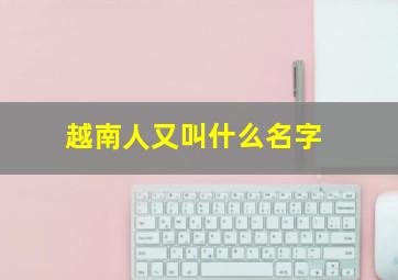 越南人又叫什么名字