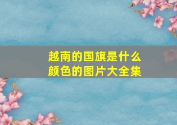 越南的国旗是什么颜色的图片大全集