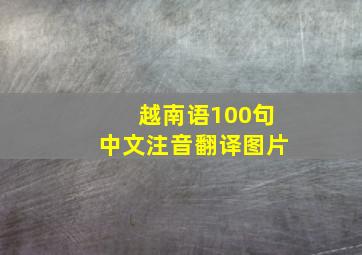 越南语100句中文注音翻译图片