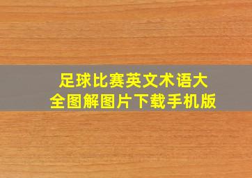 足球比赛英文术语大全图解图片下载手机版