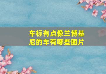 车标有点像兰博基尼的车有哪些图片