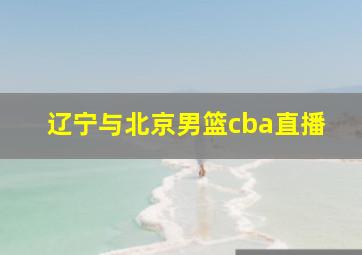 辽宁与北京男篮cba直播