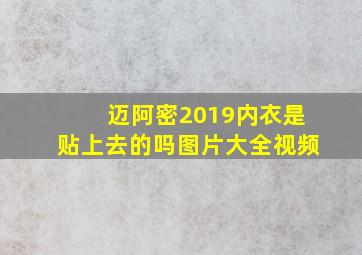 迈阿密2019内衣是贴上去的吗图片大全视频