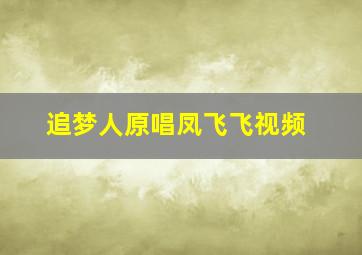 追梦人原唱凤飞飞视频