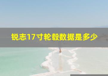 锐志17寸轮毂数据是多少