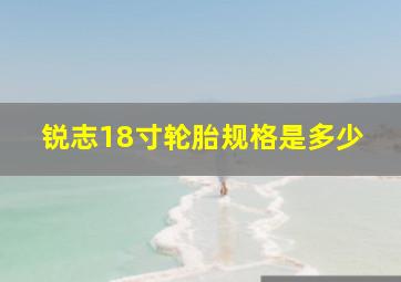 锐志18寸轮胎规格是多少