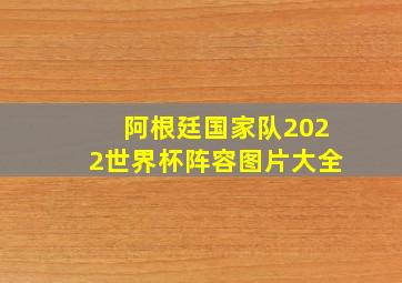 阿根廷国家队2022世界杯阵容图片大全