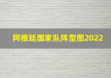 阿根廷国家队阵型图2022