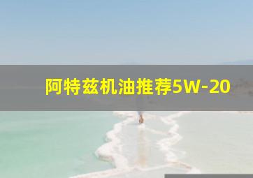 阿特兹机油推荐5W-20