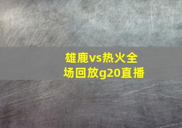 雄鹿vs热火全场回放g20直播