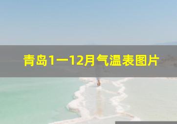 青岛1一12月气温表图片