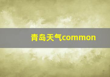 青岛天气common