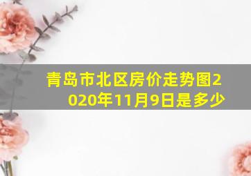 青岛市北区房价走势图2020年11月9日是多少