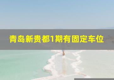 青岛新贵都1期有固定车位