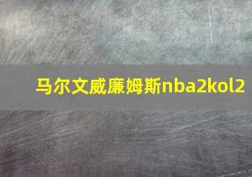 马尔文威廉姆斯nba2kol2