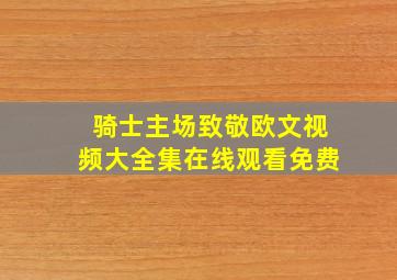 骑士主场致敬欧文视频大全集在线观看免费